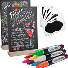 2 Pack Tabletop Chalkboard Sign, 8 X12 Inch Menu Chalk Board Sign Store Food Sig