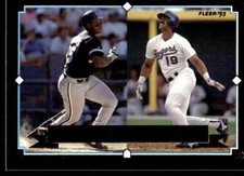 1993 Fleer Series 2 Golden Moments Juan Gonzalez Frank Thomas #FTJG