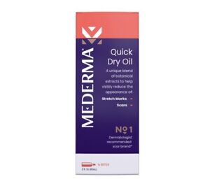 Mederma Quick Dry Oil for Scars / Stretch Marks / Uneven Tone/ Dry Skin 2oz