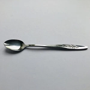 Baby Spoon The 1st Years Deluxe Stainless Rose Flower Taiwan 5.5" - Picture 1 of 7