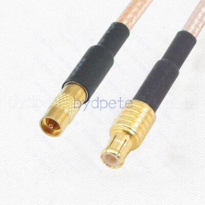 MCX male to MMCX female Adapter jack plug RG316 Coax Jumper Pigtail cable 50ohm - Image 1 of 4