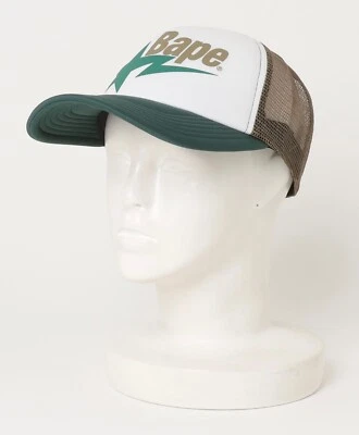 Auténtico un mono de baño bape bape sta gorra de malla sombrero de camionero verde nuevo Foto 1 de 4