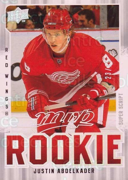 2008-09 Upper Deck MVP Super Script #328 Justin Abdelkader - Image 1 of 1