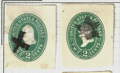 Collection Fancy Cancels STAR & CROSS 3 Cent Washington Postal Corner US F24 - Image 1 of 3