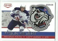 2005-06 Regina Pats (WHL) Tyson Sievert
