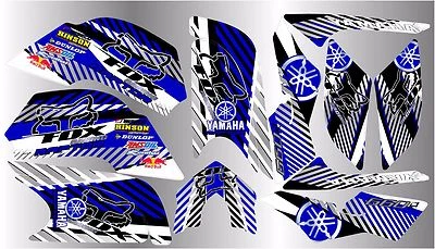 YAMAHA RAPTOR 660R Kit Gráficos Completo Personalizado 2001 2005..GRUESO Y ALTO BRILLO Foto 1 de 4