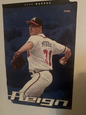 Greg Maddux Atlanta Braves Reign POSTER 22/34 Cover