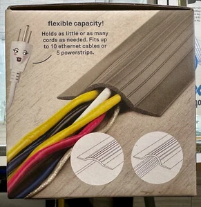 UTWire Cable Blanket Grey 5FT Peel Stick & Cover Safety ๐ฅ๐ฅ Low Profile New!!! - Afbeelding 1 van 6