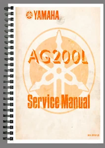 Yamaha Ag 6762.8oz Workshop Manual Repair Workshop Service Book On Paper English - Picture 1 of 4