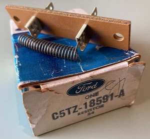 1965 Ford Heater Blower Motor Resistor C5TZ-18591-A  2 prong F-Series 65 66 67 - Bild 1 von 3