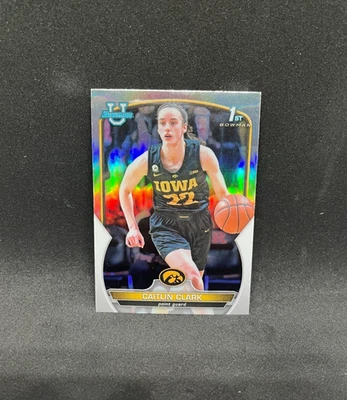 2023 年鲍曼大学凯特琳·克拉克 #50 第 1 代鲍曼折射卡 SP 新秀卡 RC — 第 1/2 张图片