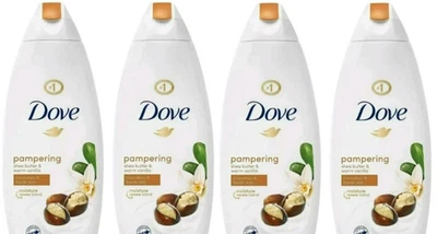 4 Dove Purely Pampering Nourishing Body Wash, Shea Butter with Vanilla 16.9 Oz - Image 1 of 2