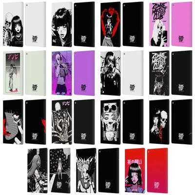 OFFICIAL ZOMBIE MAKEOUT CLUB ART LEATHER BOOK WALLET CASE COVER FOR AMAZON FIRE - Image 1 of 4