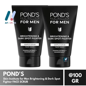 POND'S Men Face Scrub Bright Dark Spot Acne Panax Ginseng Removes Dead Skin Cell - Picture 1 of 14