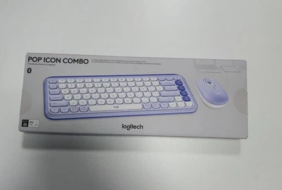 Logitech POP ICON Combo, Bluetooth Keyboard and Mouse Combo NEW (E2) - Image 1 of 2