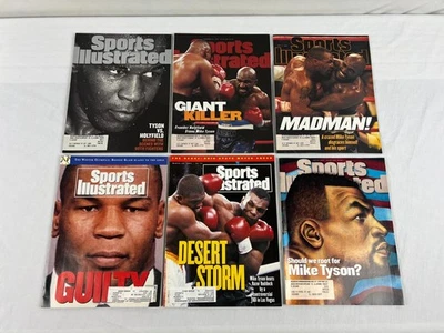 MIKE TYSON Sports Illustrated magazine lot boxing 1991-1997 - Image 1 of 4