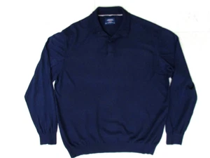 Charles Tyrwhitt Mens Pullover Sweater Size 3XL 100% Marino Wool Blue - Picture 1 of 5