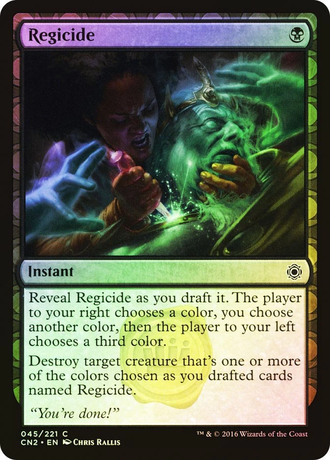 MTG FOIL Regicide  - Conspiracy: Take the Crown #045 - Image 1 of 1