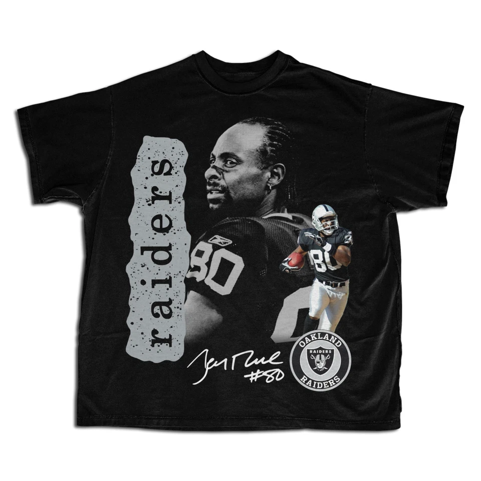 Jerry Rice Oakland Raiders Salem Sports Style Modern Vintage T-shirt - Image 1 of 1
