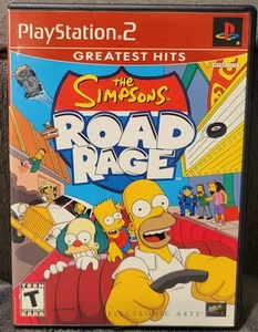 Simpsons Road Rage Sony PlayStation 2 Greatest Hits Complete With Manual Tested  - Picture 1 of 3
