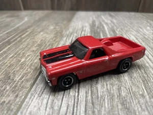 1997 Matchbox 70 Chevy El Camino 1:69 Diecast Red Wheels Roll Free - Picture 1 of 9