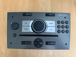 VAUXHALL ASTRA VECTRA ORIGINAL CAR RADIO STEREO CD PLAYER CDC 40 OPERA WITH CODE - Picture 1 of 6