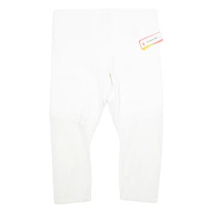 NEW BALANCE NB DRY Cropped Womens Leggings White Skinny XL W36 L23 - Picture 1 of 6