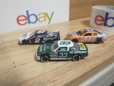 R/C P/P Acción Lote de 3 NASCAR 1/64 Diecast #33 Gant Olds #2 Wallace #43 Setzer Foto 1 de 4