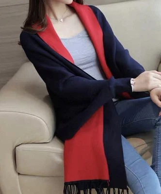 Nueva Moda Nueva Grande Lujosa Mujer Chal Envoltura Foto 1 de 4