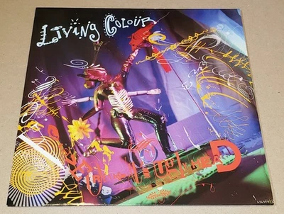 LIVING COLOUR RARE 1990 LOVE REARS VINYL 12" SINGLE MINT-/MINT- HOLLAND EPIC - Image 1 of 4