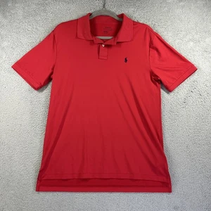 Polo Ralph Lauren Shirt Boys Youth XL 18-20 Red Performance Golf Preppy Pony - Picture 1 of 7