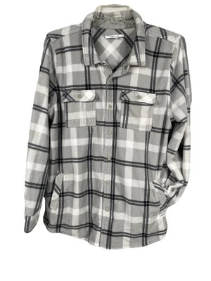 O'Neill рубашка куртка флис фланель клетку кнопка длинным рукавом женщин большой - Изображение 1 из 4