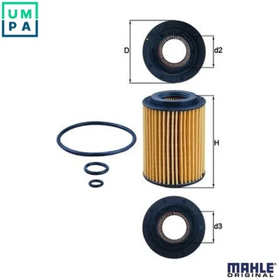 OIL FILTER OX 347D FOR HONDA NSX/II CR-V/IV/SUV/III/Mk CIVIC/VIII/Hatchback/IX - Image 1 of 4
