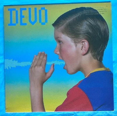 SHOUT Devo - 1984 LP Warner Bros. 9 25097-1 1st Allied Pressing PROMO w/ Insert - Image 1 of 4