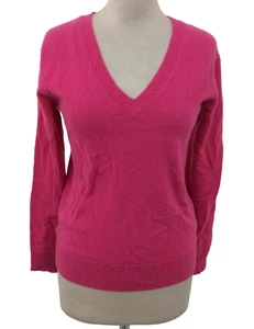 Autograph Women's Pure Cashmere Jumper Size XS Pink Knitwear V-neck New F1 - Picture 1 of 10