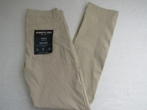 Kenneth Cole Neu mit Etikett 30 x 30 Slim Fit Performance Mobilitätshose Hose Neu! - Bild 1 von 16