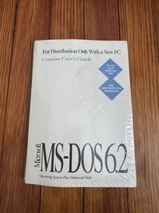 Microsoft MS-DOS 6.2 Operating System Plus Enhanced Tools - NEW IN PACKAGE!! - Picture 1 of 3