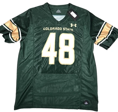 Under Armour Colorado State University #48 Football Jersey Men’s XL $110 New - Image 1 of 4