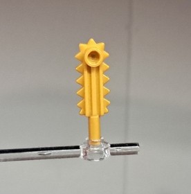 LEGO Pearl Gold Minifigure, Utensil Tool Chainsaw Blade 6117 70728