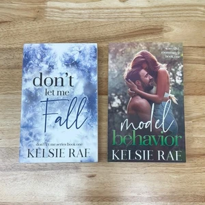 Kelsie Rae Don't Let Me Fall Series Book One & Model Behavior Paperback 2 Books - Picture 1 of 7