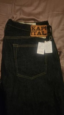 NEW 14oz Kapital Selvedge Jeans 5P Monkey TH - Image 1 of 4