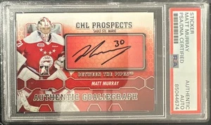 2012-13 Between The Pipes Matt Murray Auto GoaliGraph CHL Prospects RC PSA Auth. - Picture 1 of 4