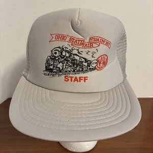 Vintage Norfolk Western Railway Ohio State Fair Train’87 Staff Snapback Mütze/Kappe - Bild 1 von 10