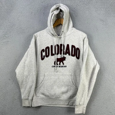 Colorado Buffaloes Sudadera con Capucha Hombres Gris Medio Cordón Pullover Azul 84 Foto 1 de 4