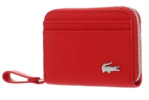LACOSTE Daily Lifestyle Zip Coin Wallet Geldbörse Haut Rouge rot Neu - Bild 1 von 4