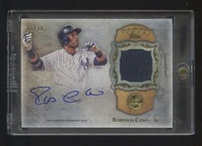 2013 TOPPS FIVE STAR ROBINSON CANO AUTOGRAPH PATCH #ED 05/10 YANKEES ONCARD AUTO