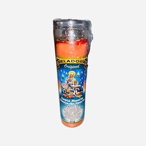 SANTA MUERTE Lluvia de Suerte Veladora Para Suerte Dinero y Amor Holy Death - Picture 1 of 2