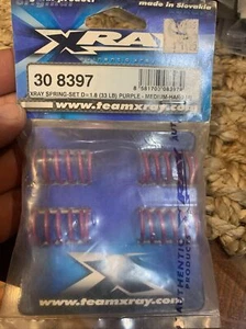 NIP XRAY 30 8397 Spring Set D=1.8 33LB Purple Medium Hard Set of 4 - Picture 1 of 4