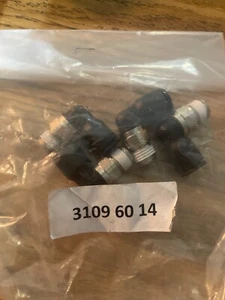 QTY 4 LEGRIS codo de nailon PTC x MNPT para tubo de 3/8 in OD 1/4 in tamaño de tubería - Imagen 1 de 4
