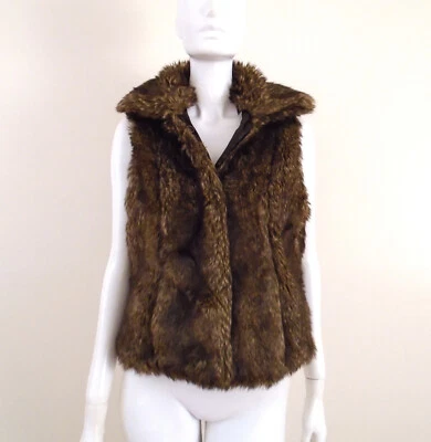 Багуда Nordstrom размер M коричневый искусственного меха воротник жилет новый без ЯРЛЫКОВ - Изображение 1 из 4